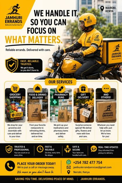 General Errand Services brochure